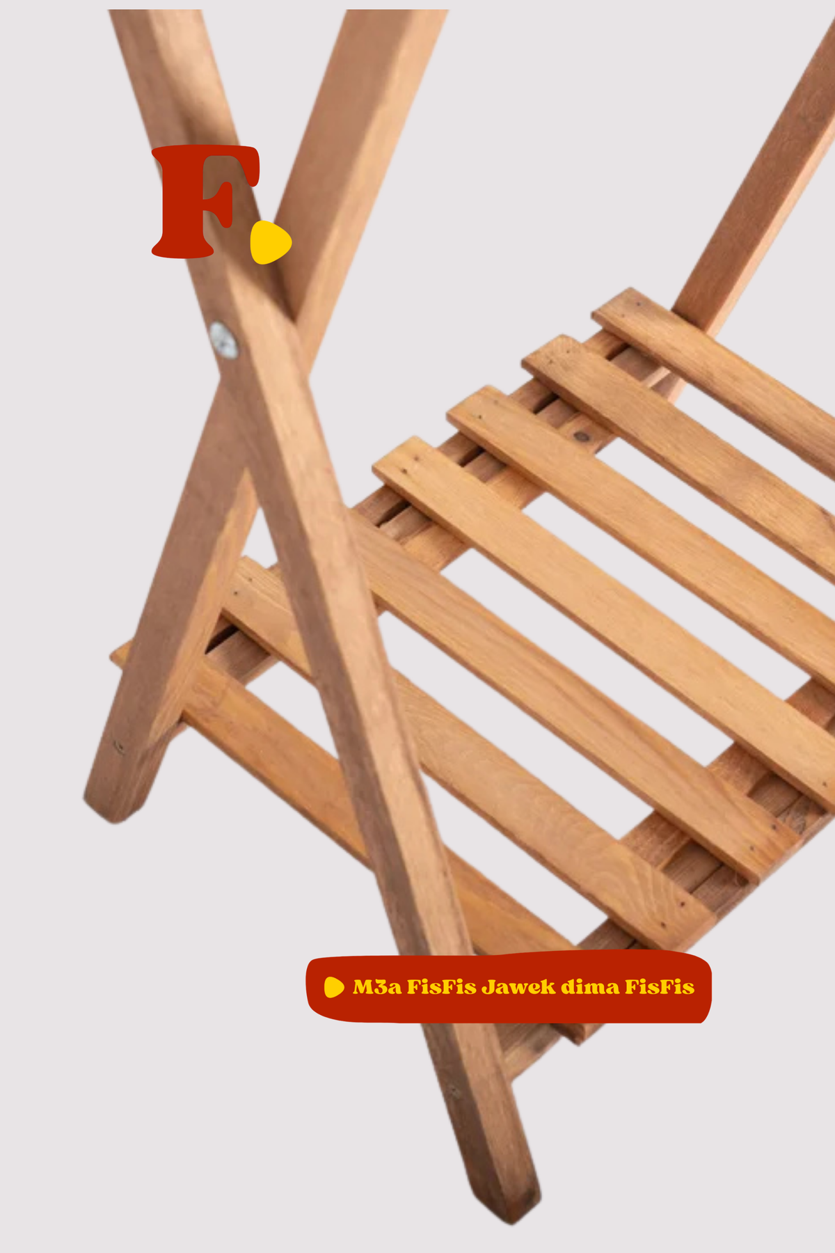 Porte serviettes en bois Pliable