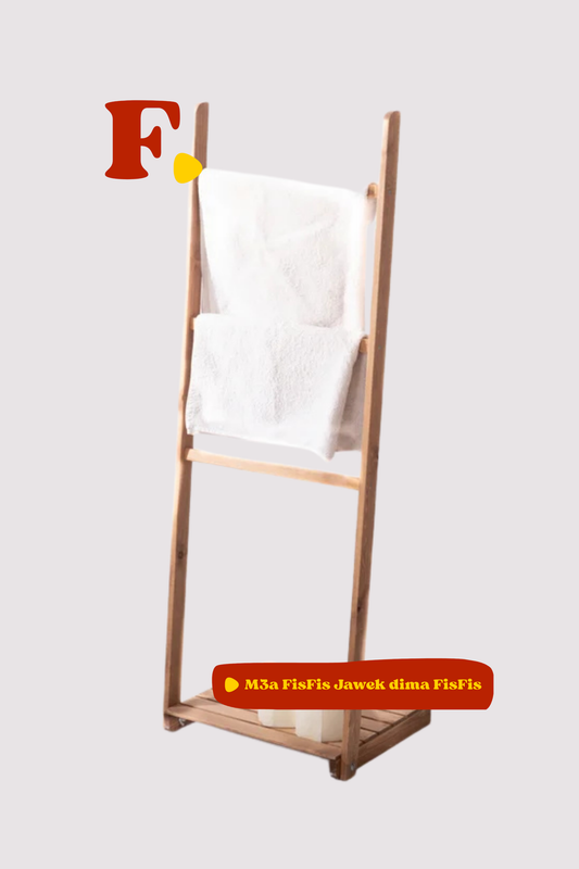 Porte serviette en bois
