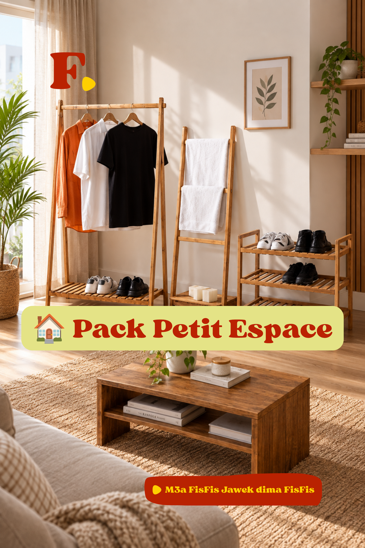 🏠 Pack Petit Espace – Tout pour mieux organiser votre maison !