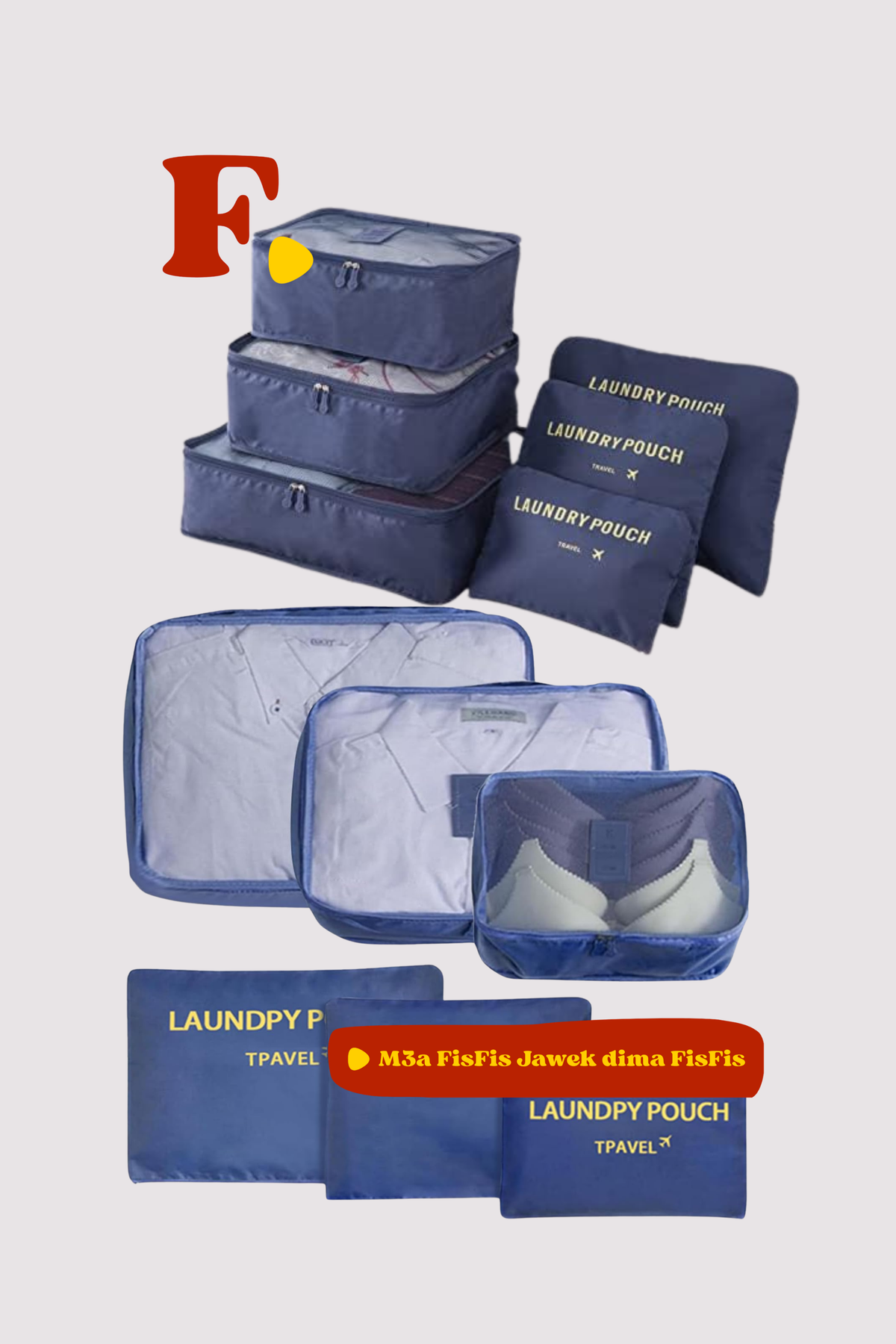 🧳 Organisateurs de Rangement & Bagages – Set Multi-Usage